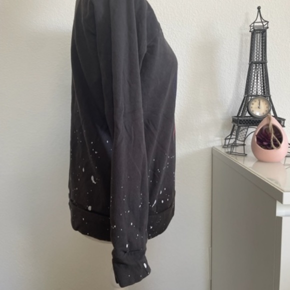 Peloton X Chaser | Limited Edition Paint Splatter Cotton Pullover Sweatshirt, M - Picture 3 of 6